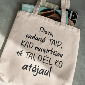 Shoping bag ,,Dieve,padaryk taip...,,
