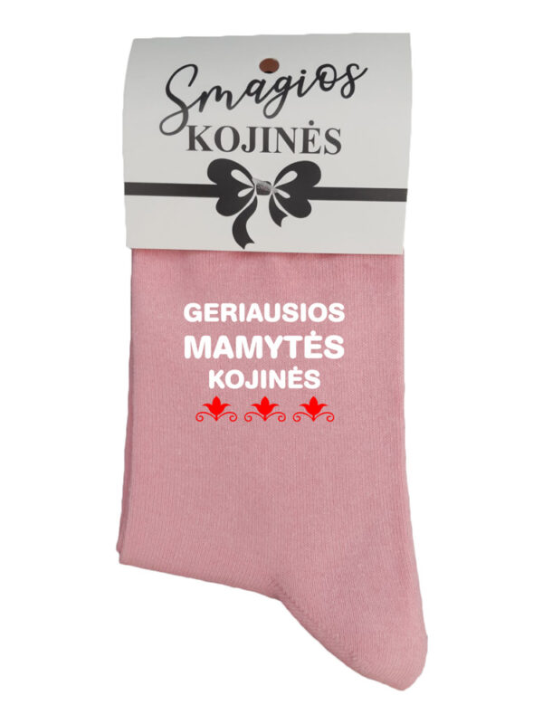 Printed Sock for Women ,,Geriausios mamytes...,,