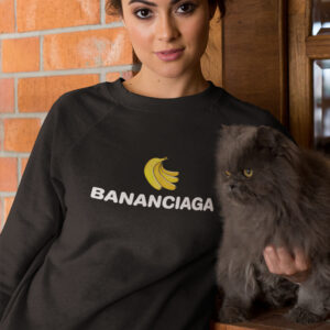 Jumper for women ,,Bananciaga,,