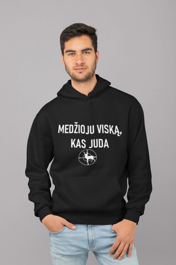 Hoodies for men ,,Medzioju viska kas juda,,