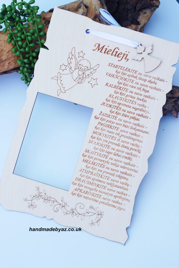 Hanging sign ,,Mielieji,,