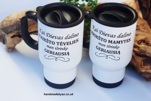 Thermal cups set  ,,Kai Dievas dalino...,,