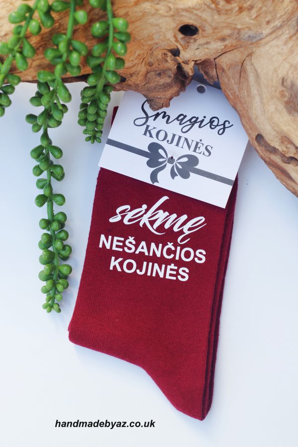 Printed Sock for Women ,,Sekme nesancios kojines,,