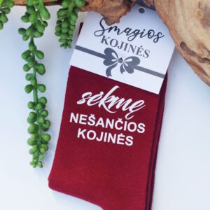 Printed Sock for Women ,,Sekme nesancios kojines,,