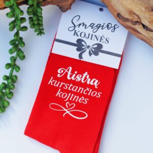 Printed Sock for Women ,,Aistra kurstancios kojines,,