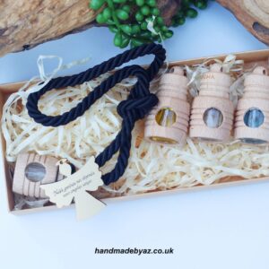 Car Diffuser/Air Freshener SET ,,Nelek greiciau,nei skrenda Tavo angelas sargas,,