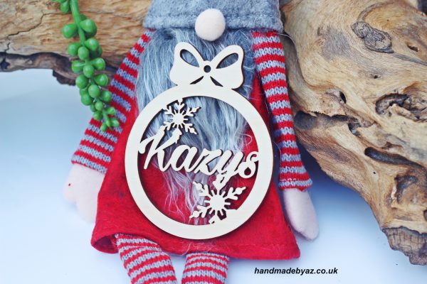 Personalised CHRISTMAS BAUBLES