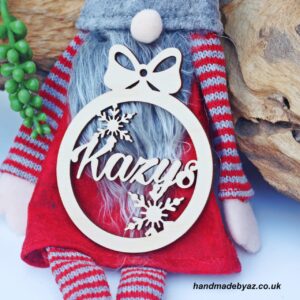 Personalised CHRISTMAS BAUBLES