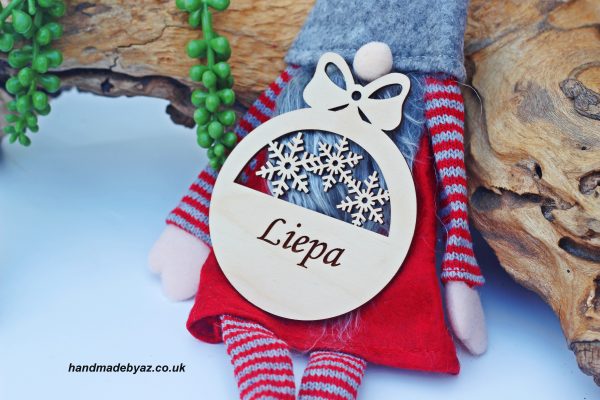 Personalised CHRISTMAS BAUBLES