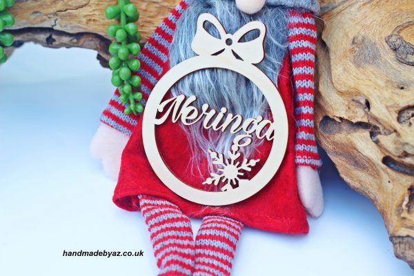 Personalised CHRISTMAS BAUBLES