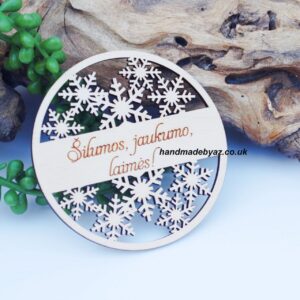 CHRISTMAS BAUBLE ,,Silumos,jaukumo,laimes,,