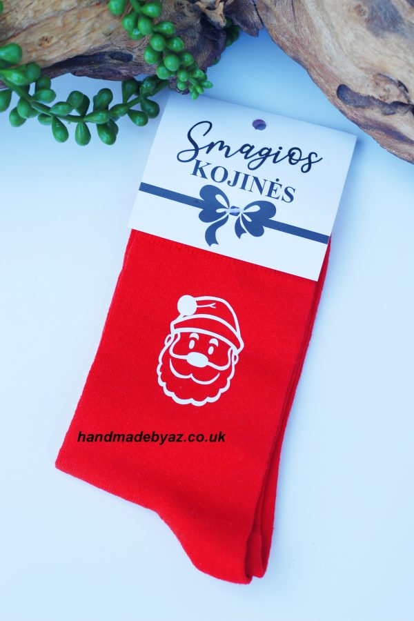 Printed Sock for Women ,,Santa,,