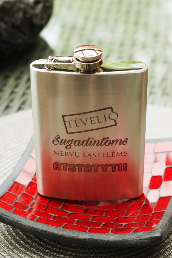 Metal Flask ,,Tevelio sugadintoms nervu lastelems atstatyti,,