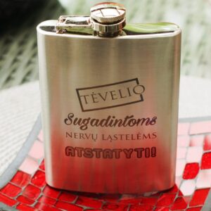 Metal Flask ,,Tevelio sugadintoms nervu lastelems atstatyti,,