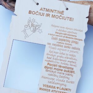 Hanging sign ,,Atmintine bociui ir mociute,,