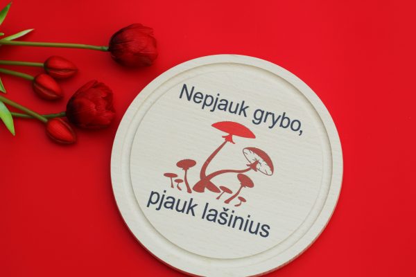Cutting board ,,Nepjauk grybo...,,