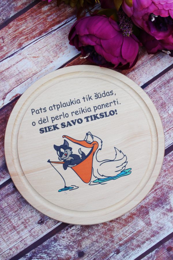 Cutting board ,,Pats atplaukia tik sudas...,,