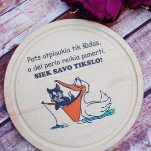 Cutting board ,,Pats atplaukia tik sudas...,,