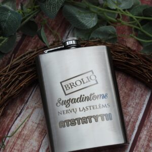 Metal Flask ,,Brolio sugadintoms nervu lastelems atstatyti,,