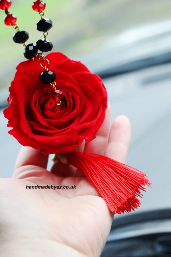 Car Accessories,Preserved Rose Red - Image 3