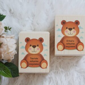 Personalised Piggy bank ,,Tauriuko vaikystes svajonems,,