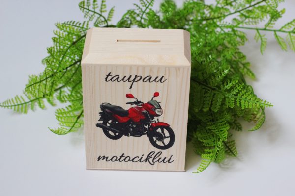 Piggy bank ,,Taupau motociklui,,