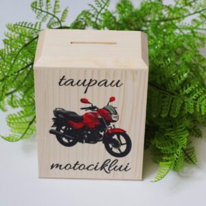 Piggy bank ,,Taupau motociklui,,