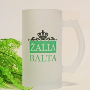 Beer mugs ,,_Zalia Balta,,
