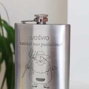 Metal Flask ,,Uosvio vaistai nuo pasiutimo!,,