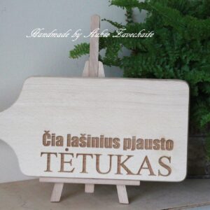 Cutting board ,,Cia lasinius pjausto senelis,,