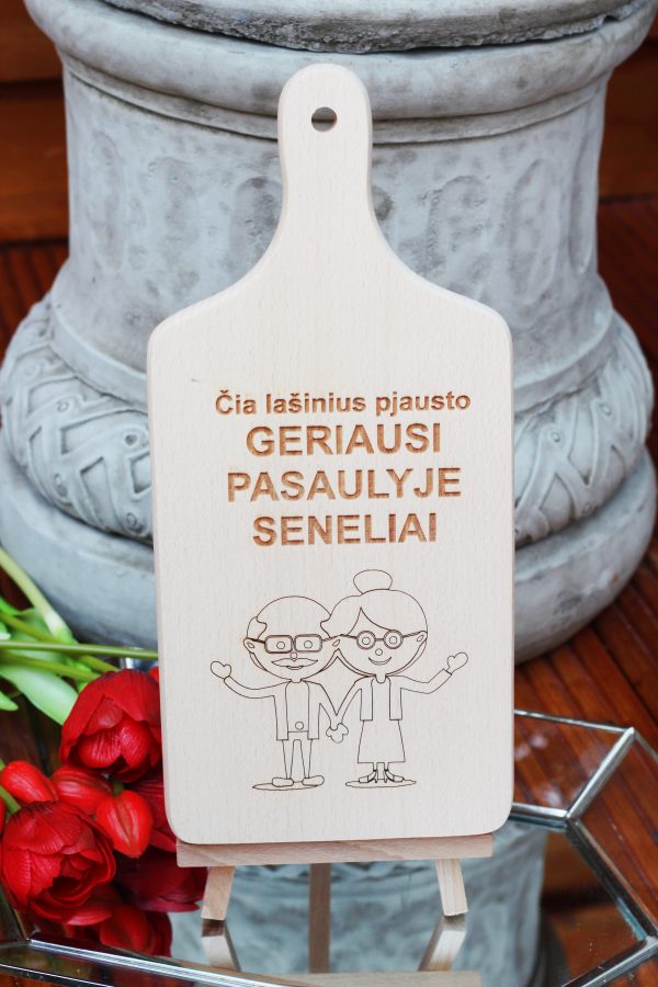 Cutting board ,,Geriausi pasaulyje seneliai,,