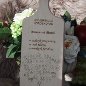 Cutting board ,,Universalus horoskopas,,