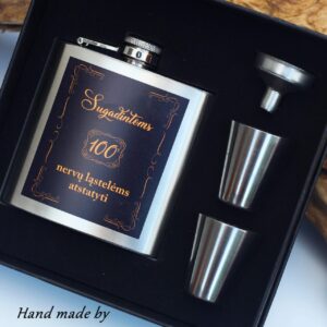 Metal Flask set ,,Sugadintoms nervu lastelems atstatyti,,