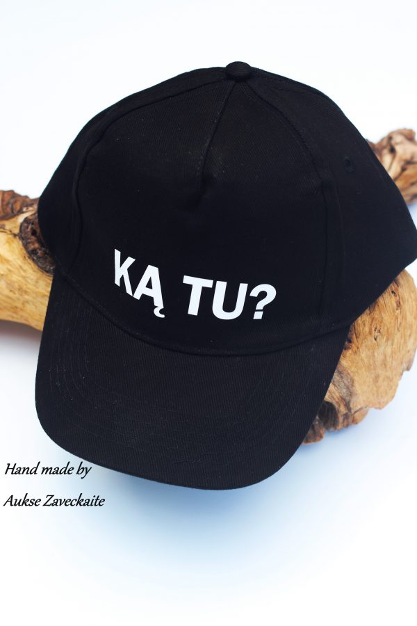 Hat with print ,,Ka Tu?,,