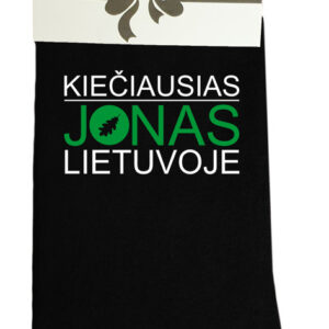 Printed Sock for Men ,,Kieciausias Jonas,,