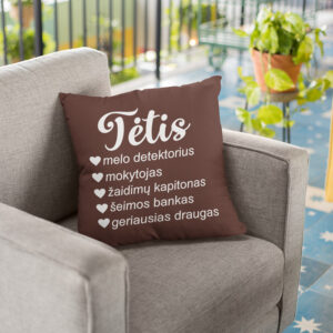 Pillow with print ,,Tetis,,