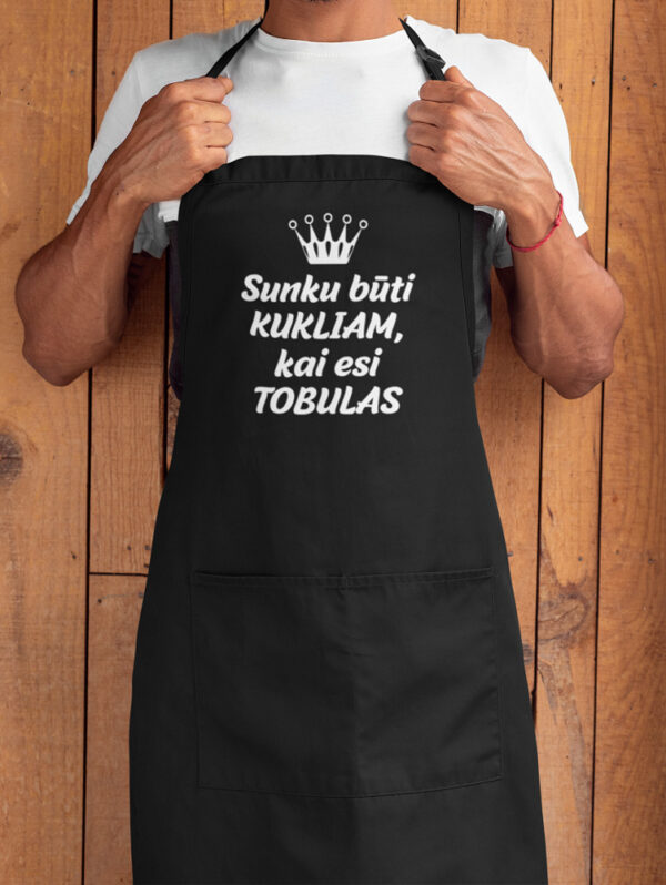 Apron ,, Sunku buti kukliam,kai esi tobulas,,
