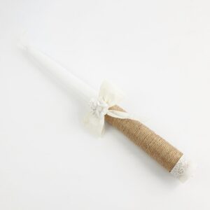 Christening candle ,,Brown,,