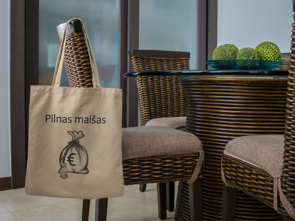 Shoping bag ,,Pilnas maisas..,,