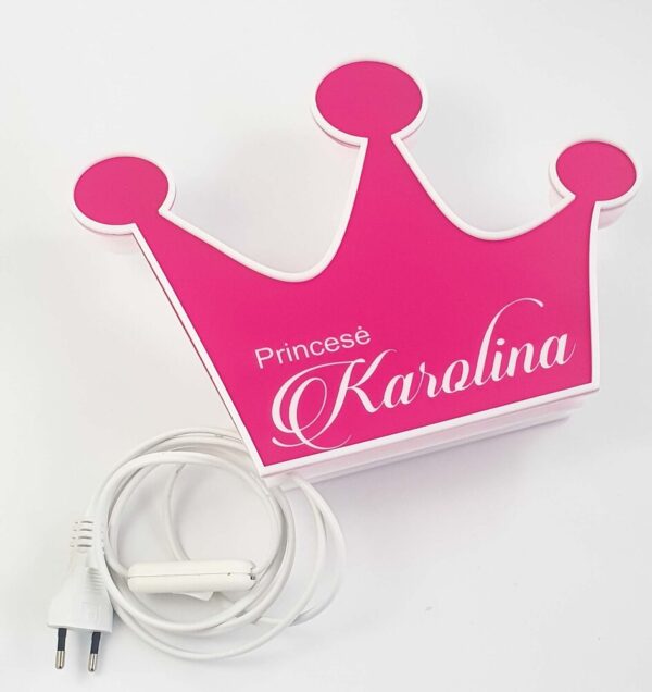 Personalised Wall light ,,Princese Karolina,,