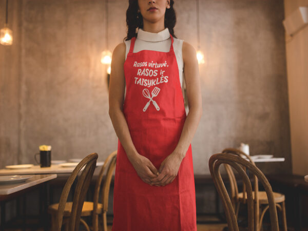Personalised Apron ,, Rasos virtuve Rasos ir taisykles,,