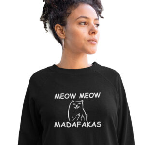 Jumper for women ,,Meow Meow Madafakas,,