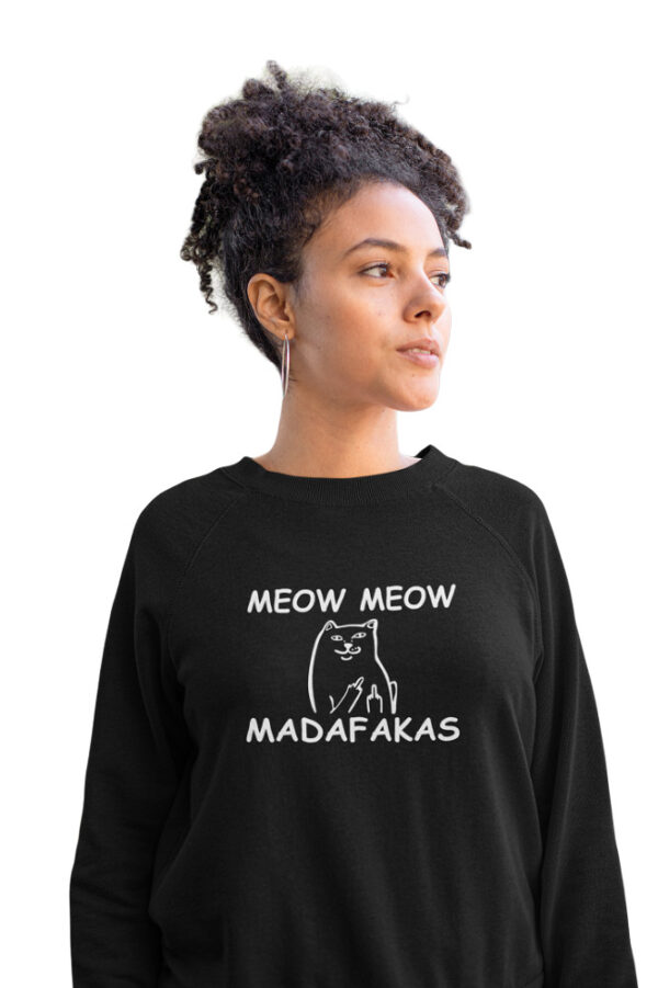 Jumper for women ,,Meow Meow Madafakas,,