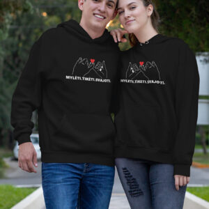 Hoodies for men and women ,,Myleti,tiketi,svajoti,,