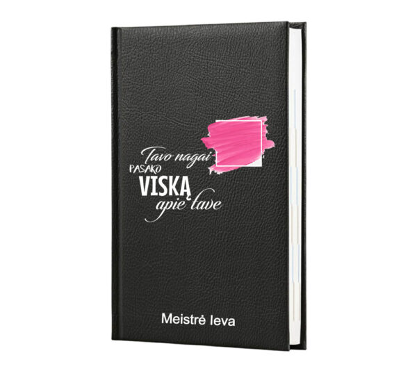 Personalised Work calendar ,,Tavo nagai pasako viska apie tave.. Meistre Ieva,,
