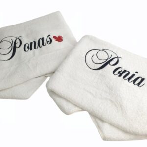Towels set  ,,Ponas & Ponia,,