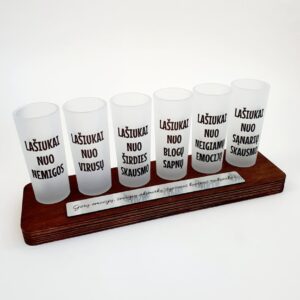 Shots with stand ,,Lasiukai nuo,,
