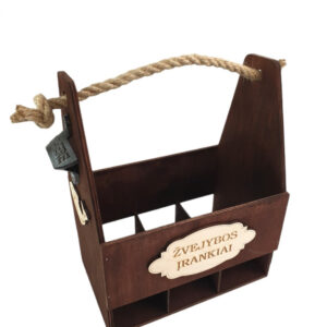 Beer box with opener   ,,Zvejybos irankiai,,