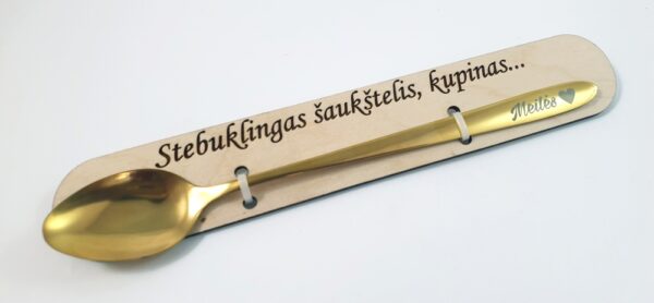 Spoon with pad ,,Stebuklingas saukstelis kupinas,,
