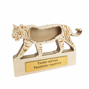 Piggy bank ,,TIGRO METAIS PRADĖSIU TAUPYTI,,